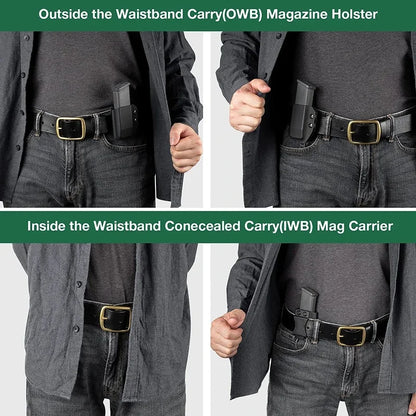 IWB Gun Holster Magazine Pouch Case for G-17 19 23 27 31 32 33 G2C Airsoft Pistol Mag Pouch Holster Concealed Carry