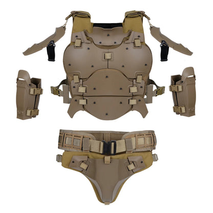 Tactical Armor MOLLE Modular 3D Hunting Protective Vest Suit for Paintball Shooting,CS Wargame,Cosplay,Dancing Party Prop