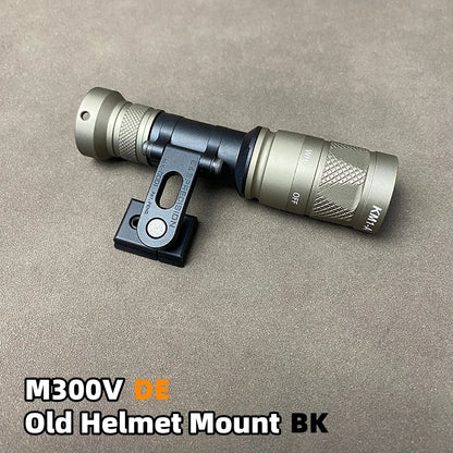 SOTAC Tactical SS MAX Helmet Light Mount with M300V M300B SF Flashlight for Helmet Rail