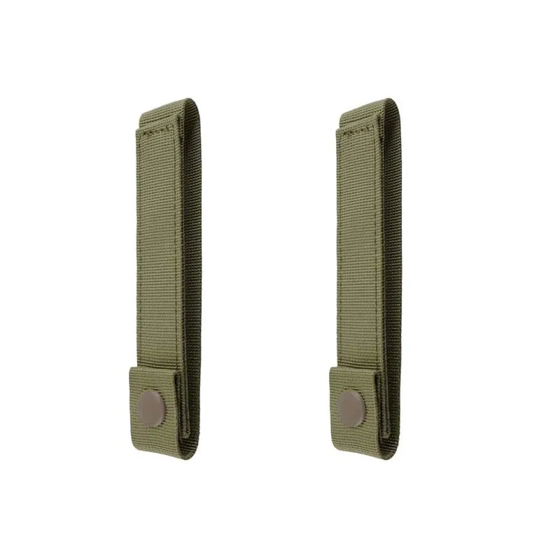 1/2/3pcs Outdoor Molle Strap 6 inch Tactical Molle Strap Molle Webbing Straps Attachment Snap Strap Nylon Thumb Snap Straps