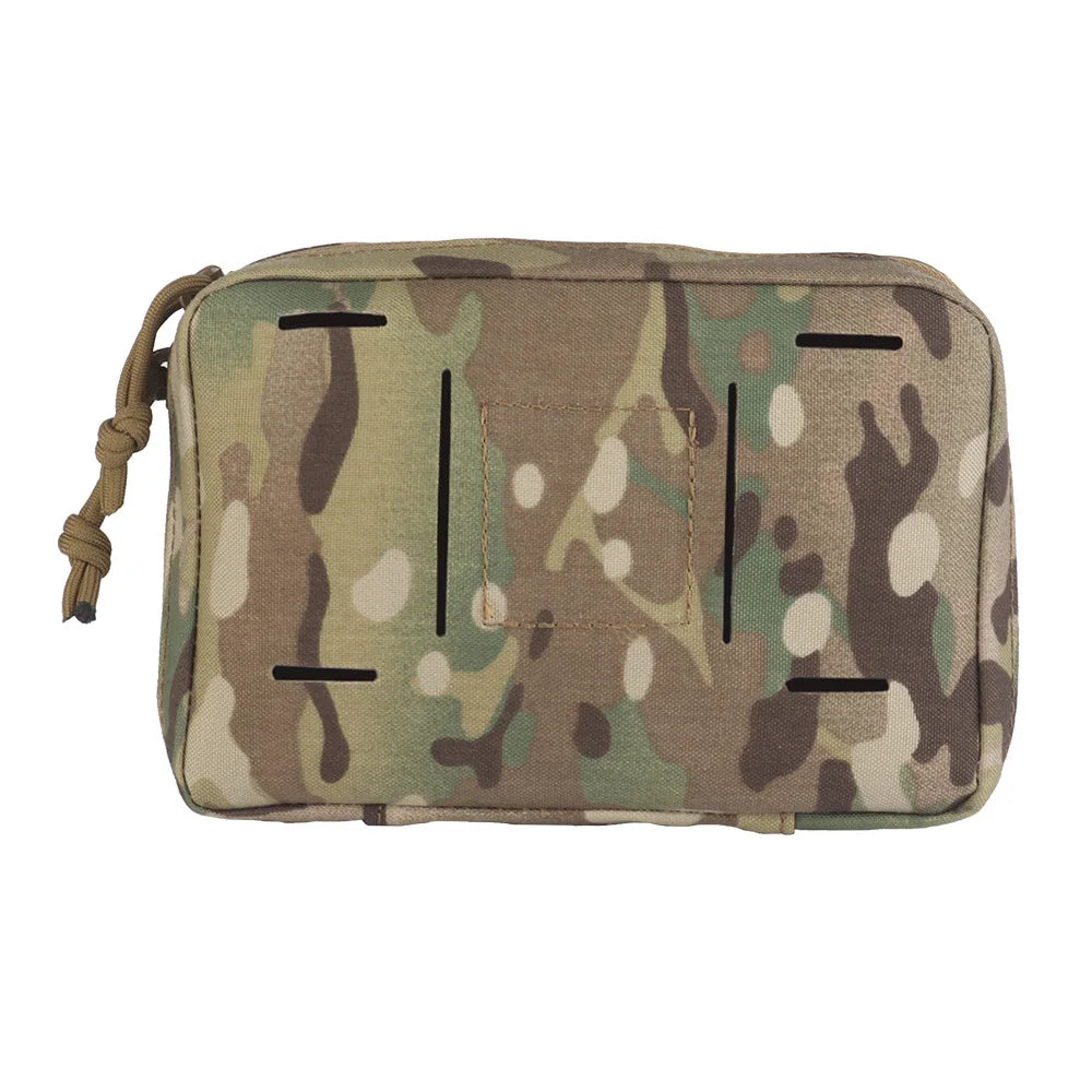 Tactical Molle Plate Carrier Pouch Foldable Navigation Phone Holder Chest Pack Airsoft Hunting Outdoor Utility Gear