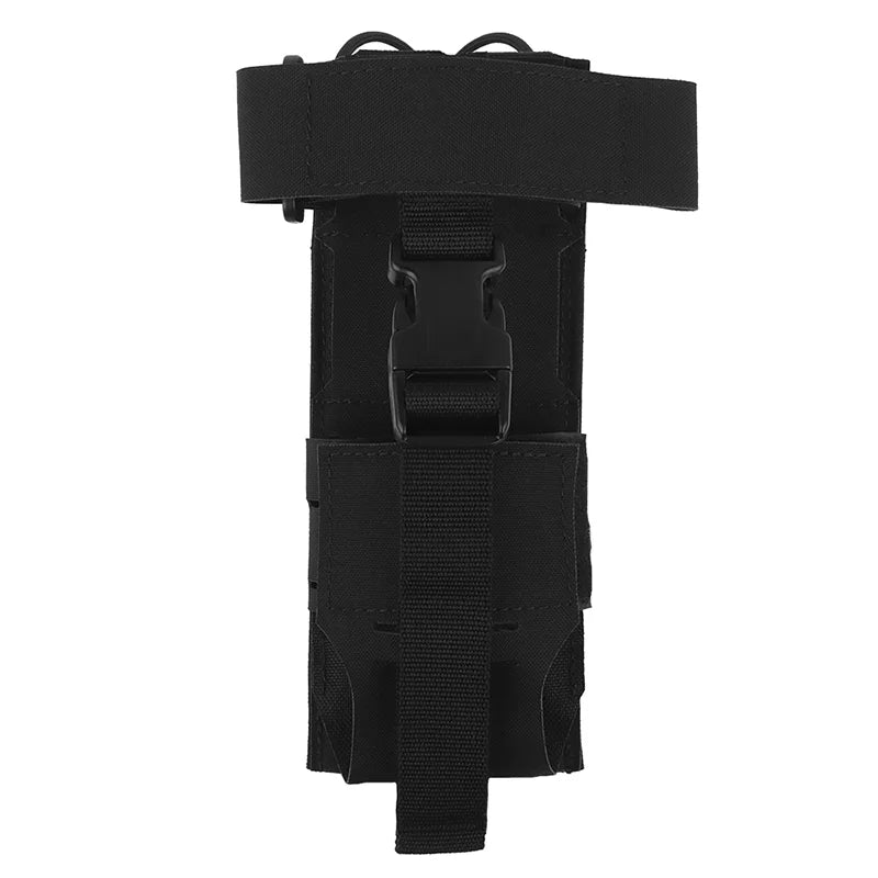 Camouflage MOLLE Radio Pouch Universal Protective Organizer for Outdoor Airsoft Vest Gear Survival Communication Accessories