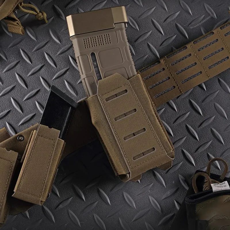 Tactical Molle Magazine Pouch AR M4 Hunting Pistol Rifle Single Mag Pouch Holder ARC V2 Shooting Equipment Gun Accessories