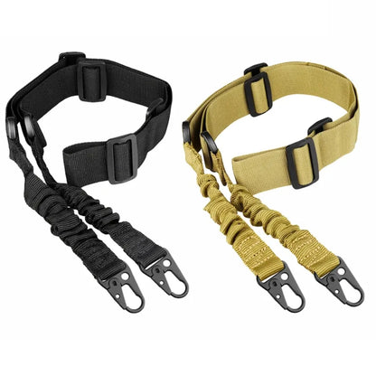 Adjustable Single Point Tactical Equipment Shoulder Strap Durable Webbing Carry Belt With QD Metal Buckle