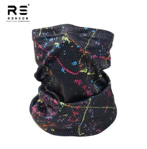Tactical Camouflage Lightweight Mesh Fabric Sunscreen Mask Scarf Outdoor Sports Breathable Riding Sun Protection Quick Dry