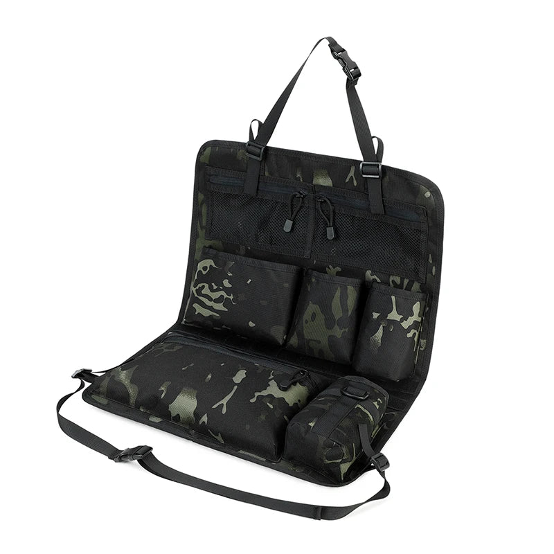Multi Functional Car Organizer Camouflage Storage Hanging Bag Seat Backrest Storage Bag Interior Accessories 1 Piece
