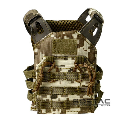 Paintball Mini Molle Vest Adjustable tactical accessory Kitty Camo Doll Carrier Decorative Tactical Gear Beer Vest 600D Nylon