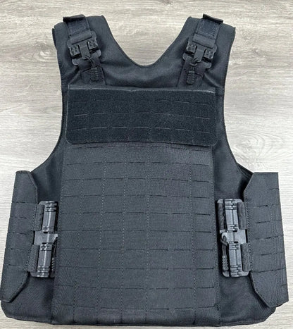 Laser cutting tactical vest for outdoor survival and wear resistance