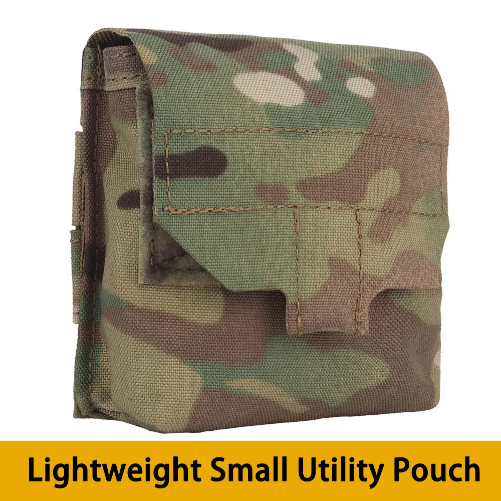 Tactical Small Micro Pouch Lightweight Utility Bag MOLLE Medical Daily Sundry Holder General Purpose GP Storage 556 9mm Airsoft