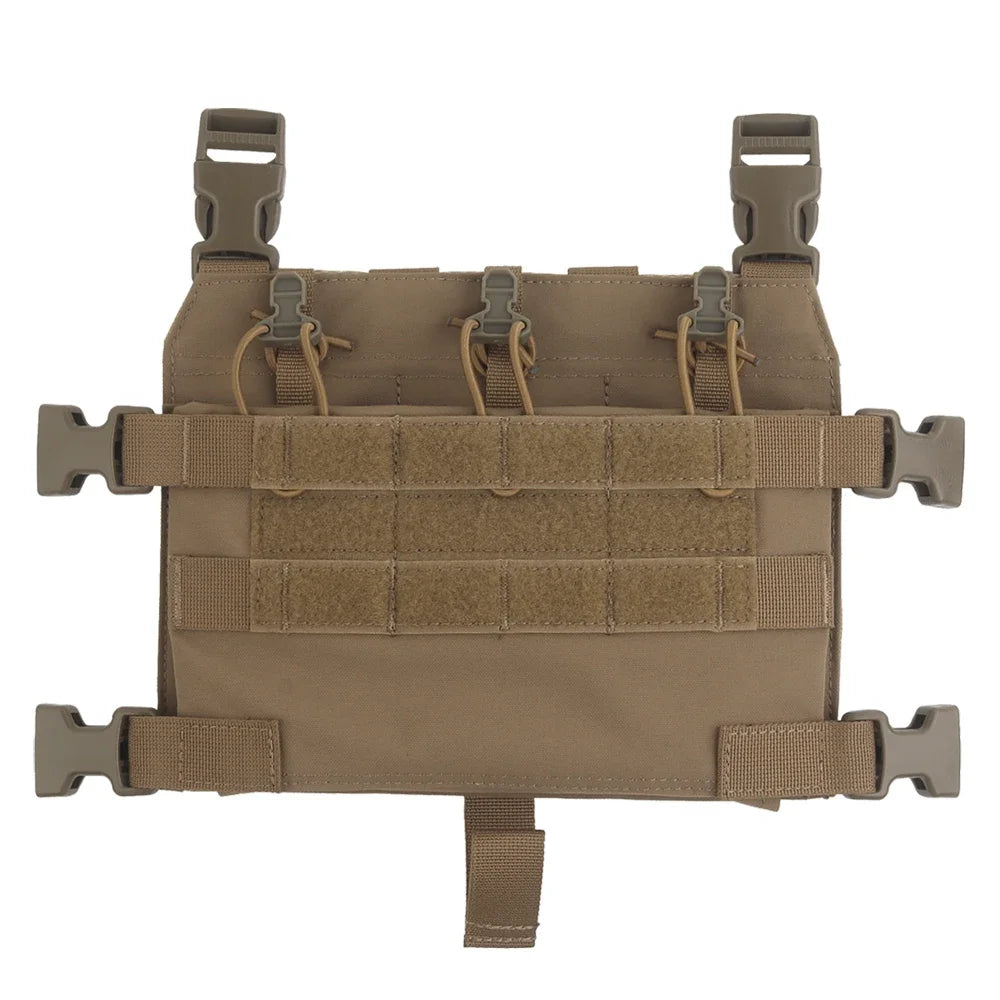 Tactical R Series Triple Mag Plate Jump Flap Pouch 5.56 Mag Holder For M4 Front Panel Plate Carrier Chest Rig Vest Outdoor