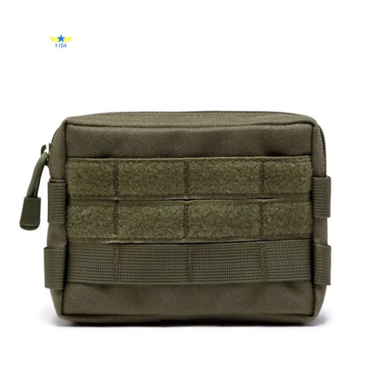 Tactical EDC Utility Pouch Compact Water-Resistant, Organize Small Gear Gadget for Backpack Belt Hanging Waist Bag Nylon
