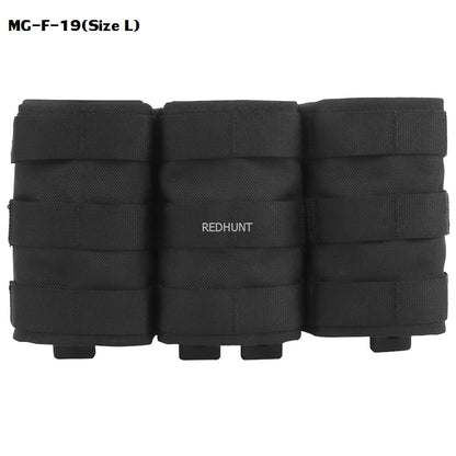 Molle Combat Bag Vest Mag Pouch Pack Fast Cartridges Clip Ammunition Carrier Ammo Holder Tactical Mag 7.62 Triple Magazine Pouch