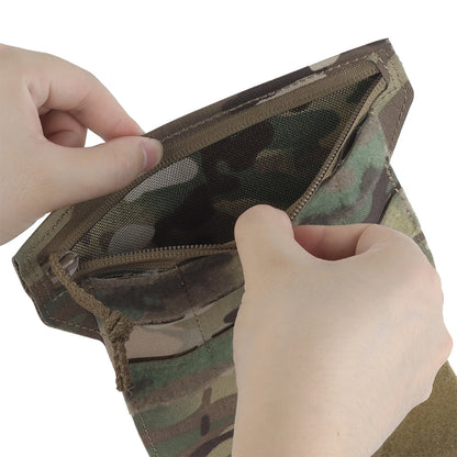 Tactic Chest Armor Management Panel Reusable Hunting Vest Panels Multi-Layer for Diary Card Battery Utility Storage Pouches