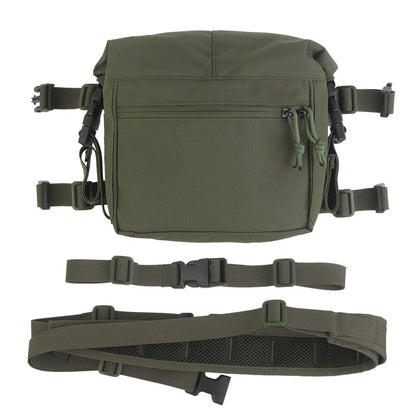 Tactical Alpha Chest Rig with Expansion Pack SS Style Load Bearing Vest (LBV) Alpha Expander Kit Pouch 34A Split MOLLE Equipment