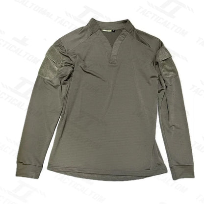 Ranger Green Velocity Style Rugby Shirt Quick Dry Tactical Long Sleeve T-shirt CAG Love
