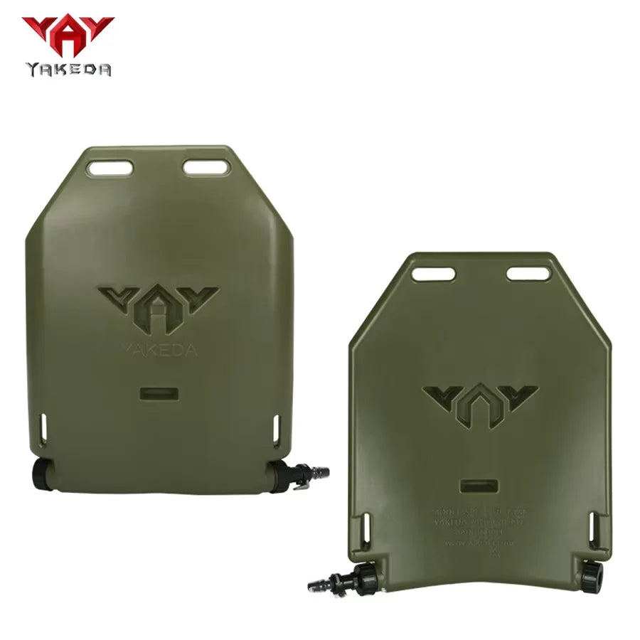 YAKEDA 1.75L Large Capacity Hydration Bladder Insert Board PE Food Grade Odorless Tactical Vest Inner Liner