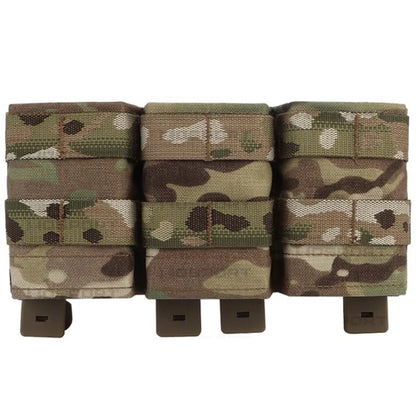 Tactical Fast 5.56 Triple Mag Pouch Medium M4 KYWI Molle Magazine Pouch Insert Open Malice Clip Strap Hunting Airsoft Accessorie