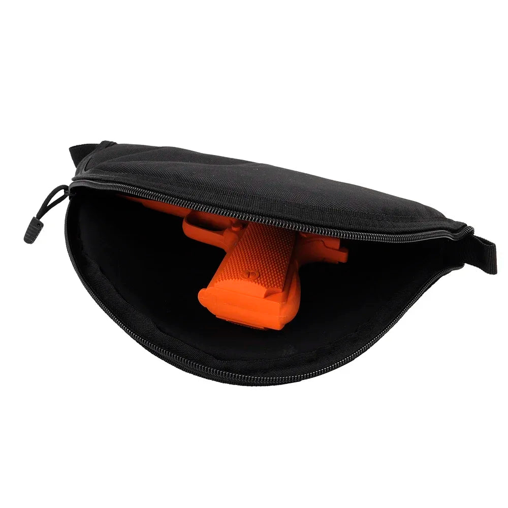 Tactical Pistol Bag GL 17/18/19/26/43 M9 Revolver Carpet Gun Carries Holster Storage Case For Compact Pistols
