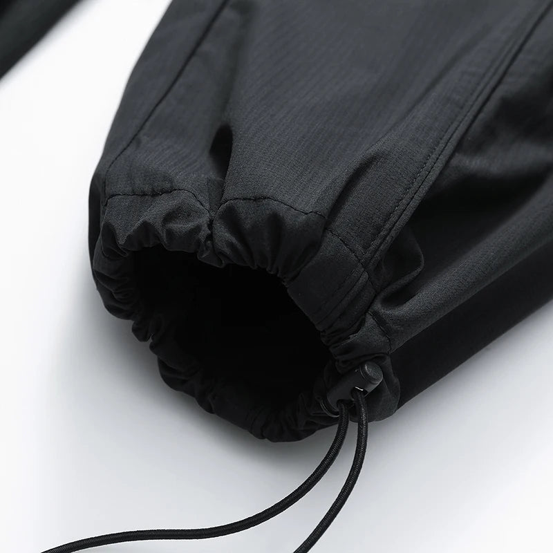 CHRLCK Unisex Hiking Pants Water Resistant Outdoor Joggers Stretchy Lightweight Quick Dry Trousers For Camping Fishing Climbing