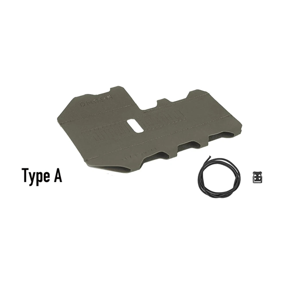 DMGear Tactical Gun Rail Cover Rail Wrap Heavy Heat Shield Gear Wrap Hand Protective Fit Quad/ One Rails 500D Nylon