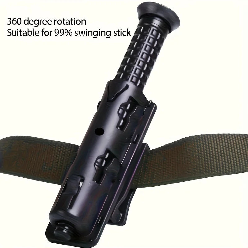 Plastic Tactical Baton Holster - Lightweight Durable Holder for Outdoor & Security Use