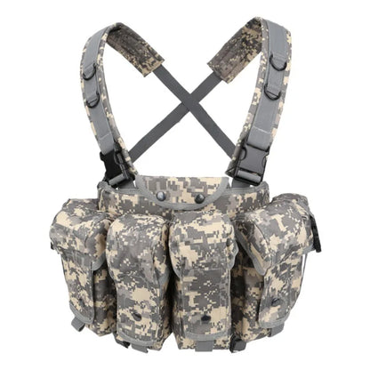 AK Chest Rig Vest AK 47 Magazine Pouch Airsoft Paintball Equipment Outdoor Sports Training Hunting Plate Carrier Vests