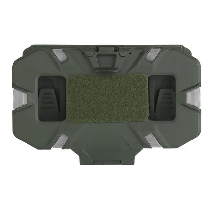 Tactical Plate Carrier MOLLE Phone Holder,Folding Navigation Board,Cellphone Hold Gear,Airsoft Hunting Vest Chest Rig Accessory