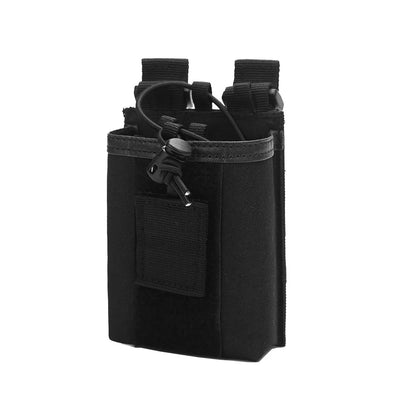 Tactical Molle Radio Walkie Talkie Pouch Outdoor Portable Radio Interphone Holster Carry Bag Adjustable Universal Radio Holder