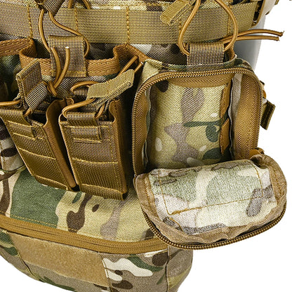 CS Match Wargame TCM  Chest Rig Airsoft Tactical Vest  Pack Magazine Pouch Holster Molle System Waist Men Nylon
