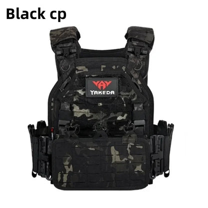 Authentic Product YAKEDA Tactical Vest 6094 Fast Detachable Light Laser Cut Outdoor Hunting Black Gear Carry Vest of High Qualit