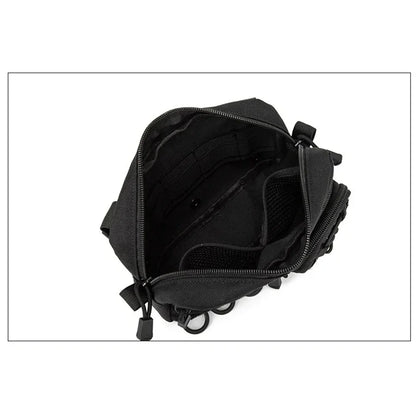 Molle Tactical Waist Bag Men Multifunctional Fanny Pack Outdoor Hip Belt Bag Portable Phone Pouch for Camping Climbing Hiking