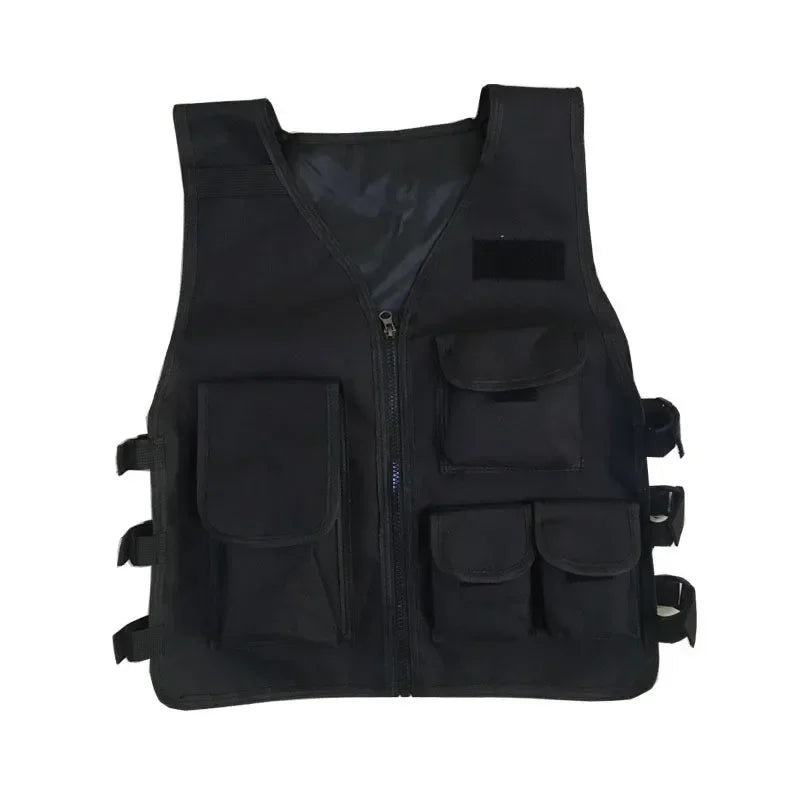 Children Summer Camping Training Camouflage Tactical Vest Body Armor Kids Outdoor Performance CS War Game Hunting Waistcoat
