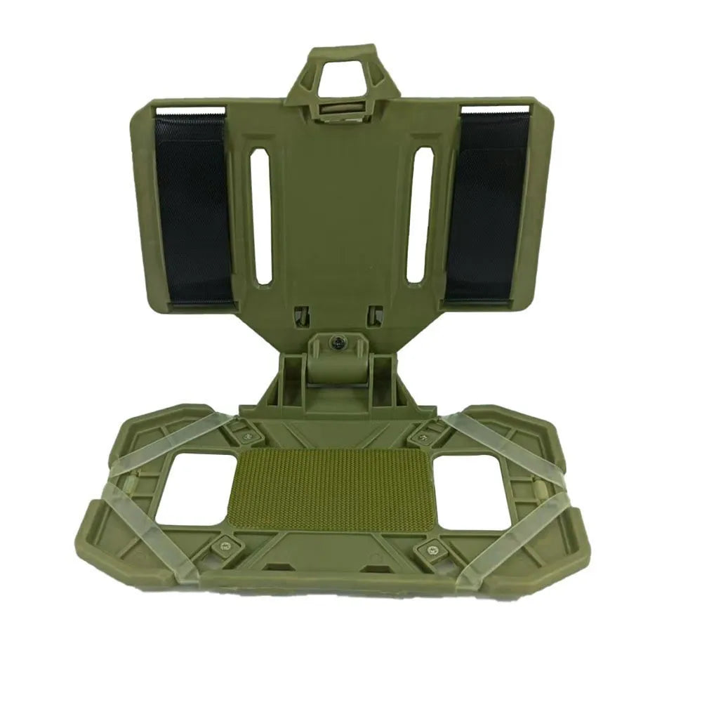 Tactical MOLLE Admin Panel Foldable Phone GPS Holder Chest Rig Vest Accessory For Hunting Airsoft Outdoor