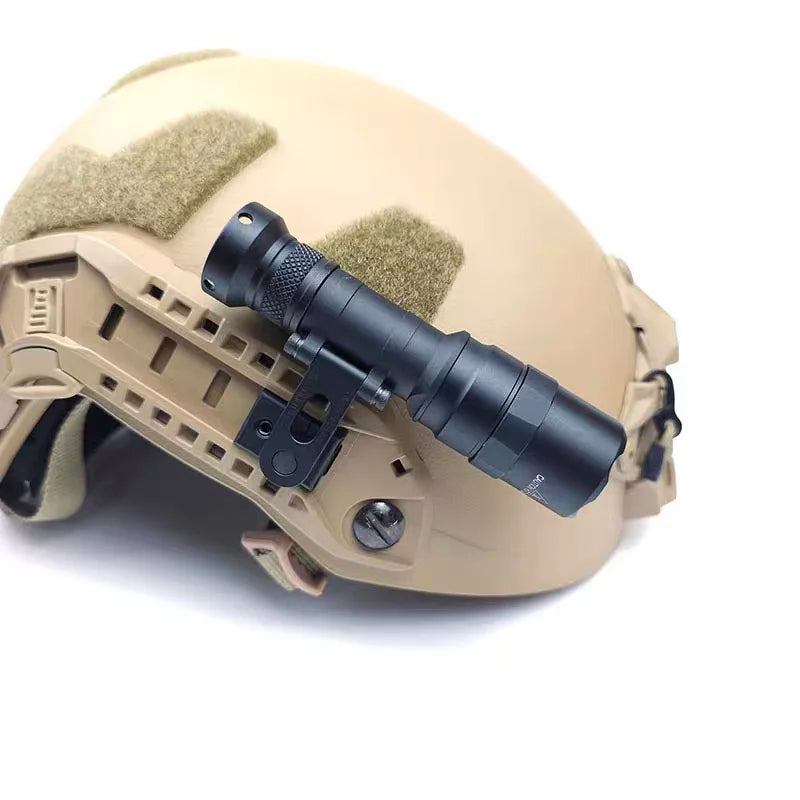 SOTAC Tactical SS MAX Helmet Light Mount with M300V M300B SF Flashlight for Helmet Rail