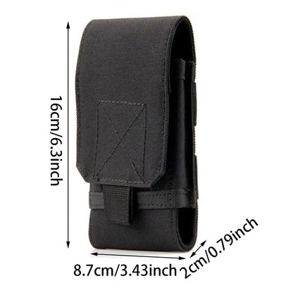 5/6 Inch Cell Phone Pouch Waist Bag Molle Outdoor Universal Running Mobile Phone Case Bag Camping Hunting Accessories Pouch