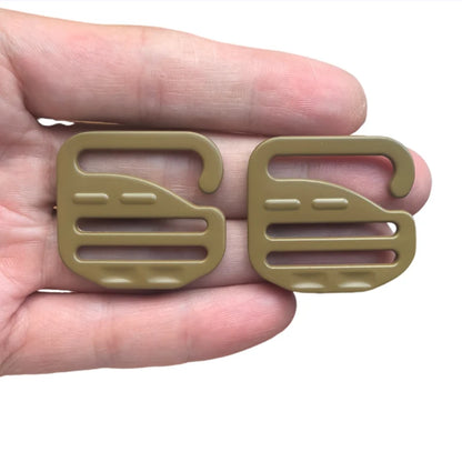 2pcs G Hook For Tactical FCPC Strap Airsoft Vest DON/DOFF Kangaroo MAG Pouch Connector Modular Attachment Point Accessories
