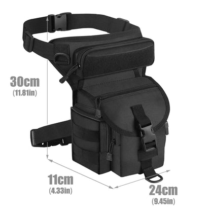 Drop Leg Pouch Bag Outdoor Waist Bag Hunting Leg Bag Tool Thigh Pack Multi-Purpose Sports Bike Cycling Waist Bag Fishing
