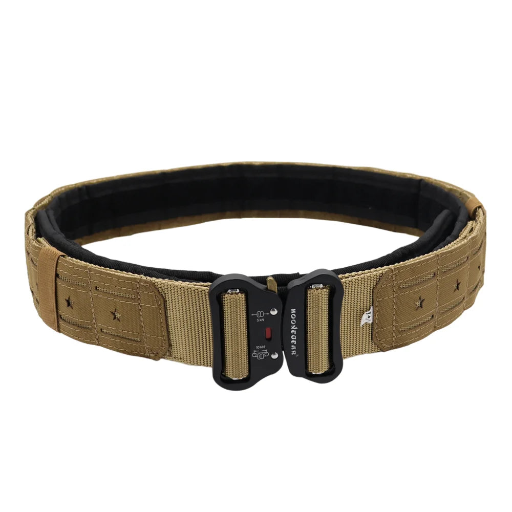 High Quality Tactical 2 inch Combat Belt Quick Release Metal Buckle MOLLE Mens Belts Camo 3415