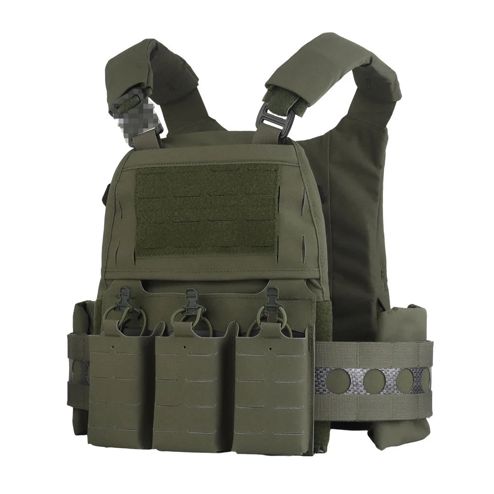 Tactical FC V5 Plate Carrier With 5.56 Magazine Pouch Quick Release MOLLE Outdoor  Hunting Combat Airsoft Vest Body Armor Gear