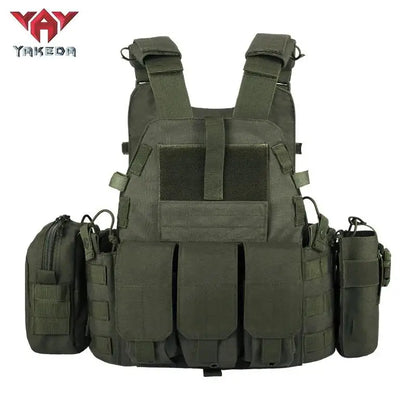 Yakeda 6094 Vests Plate Carrier Vest Camouflage Molle Nylon Modular Vest Tactical Vests Outdoor Hunting Men Vest