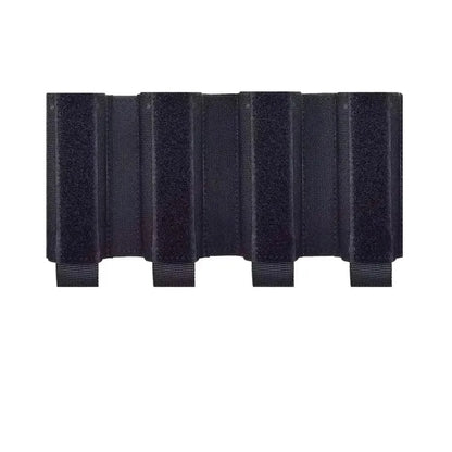 Tactical SMG 9MM Magazine Pouch Quadruple 4 Partition Insert Mag Pouch for MP5 MP7 ARP9 Plate Carrier Bag Airsoft Vest Gear