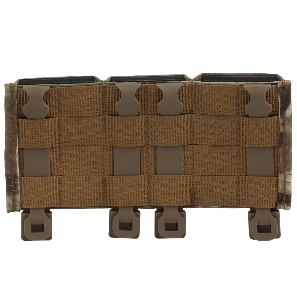 Triple Medium 5.56 Magazine Bag, Tactical Vest Magazine Bag, M4 KYWI MAG Magazine Bag, Tactical Hunting Airsoft equipment