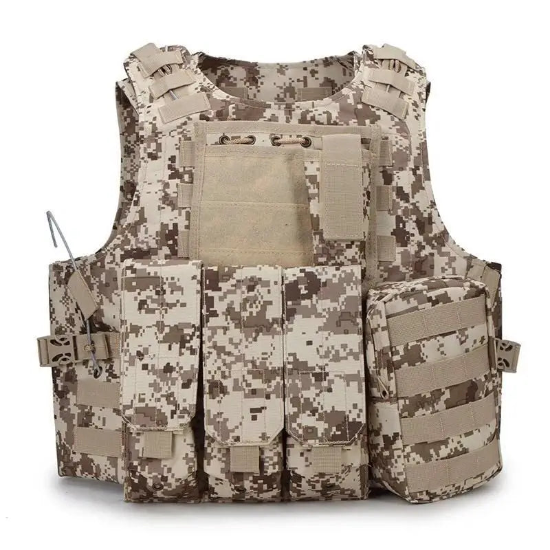 600D oxford Tactical Vest Mens Military Hunting Vest Field Battle Airsoft Molle Waistcoat Combat Assault Plate Carrier Vest