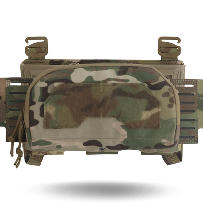Multi-caliber Triple Mag Pouch with Admin Pouch for 5.56/9mm/PCC Mag, Front Placard for K19/KZ/LV119/FCV5 Plate Carrier