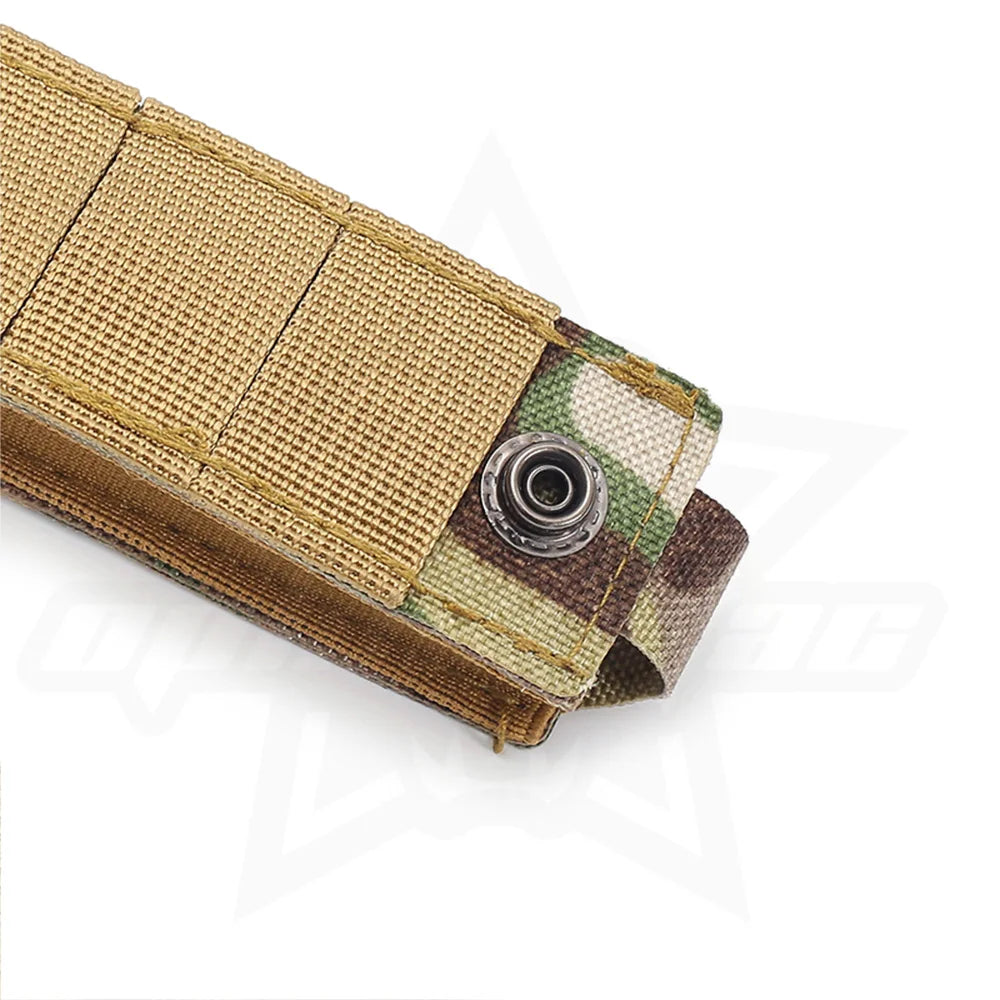 OPHIDIAN Outdoor Molle 9mm Mag Pouch Single Mag Carrier Flashlight Pouch Knife Pocket Hunting Gear