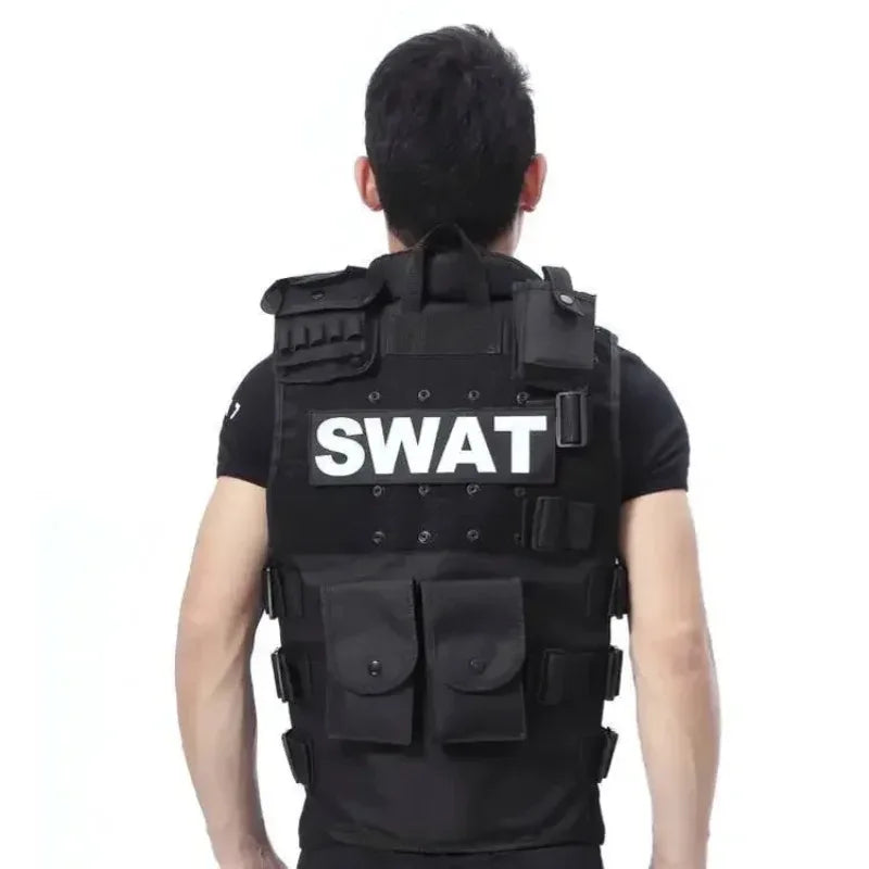 Genuine Man's Tactical Vest ,Military Vest Model Molle Tactical Black Cs Vest  Protective Equipment