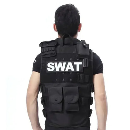 Genuine Man's Tactical Vest ,Military Vest Model Molle Tactical Black Cs Vest  Protective Equipment