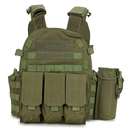 6094 Military Tactical Vest Hunting Plate Carrier Body Armor Combat Army CS Gear Airsoft Accessories Wargame Pouch Molle Vest