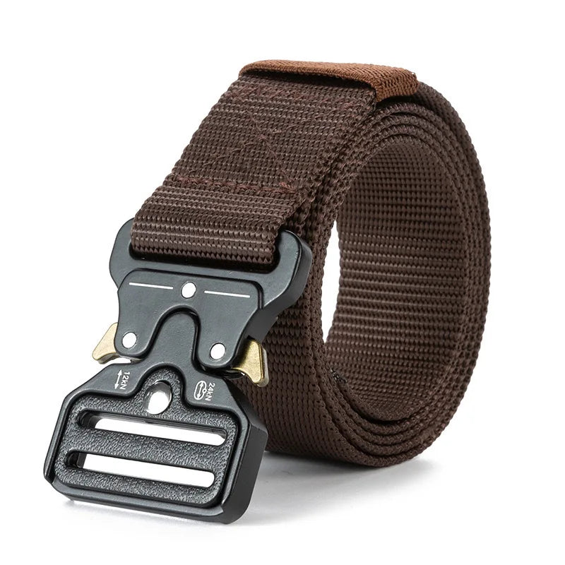 Best Seller! for Men and Women Black Belt Tactical Belt Quick Release Outdoor Military Belt Soft Real Nylon Sports Accessories