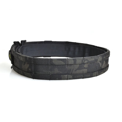 50cm 2 inch Width Ronin Style Tactical Molle Belt Outdoor Hunting Double Layer Belt Molle System Belt
